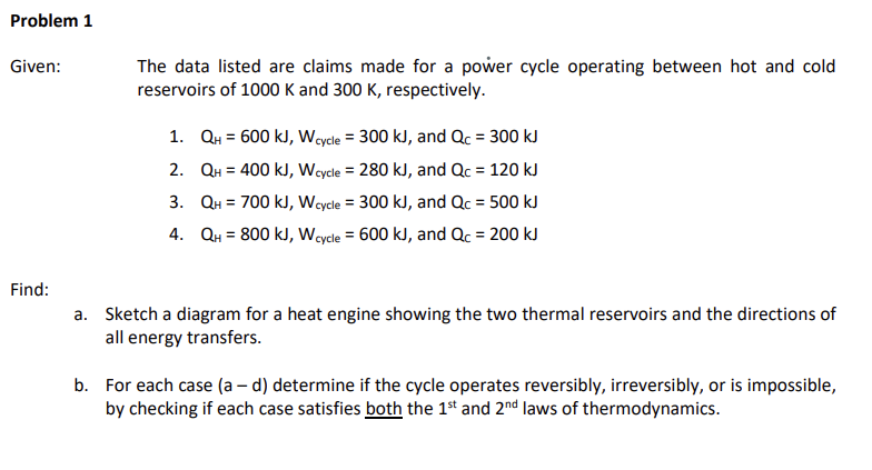 Solved Problem 1 | Chegg.com