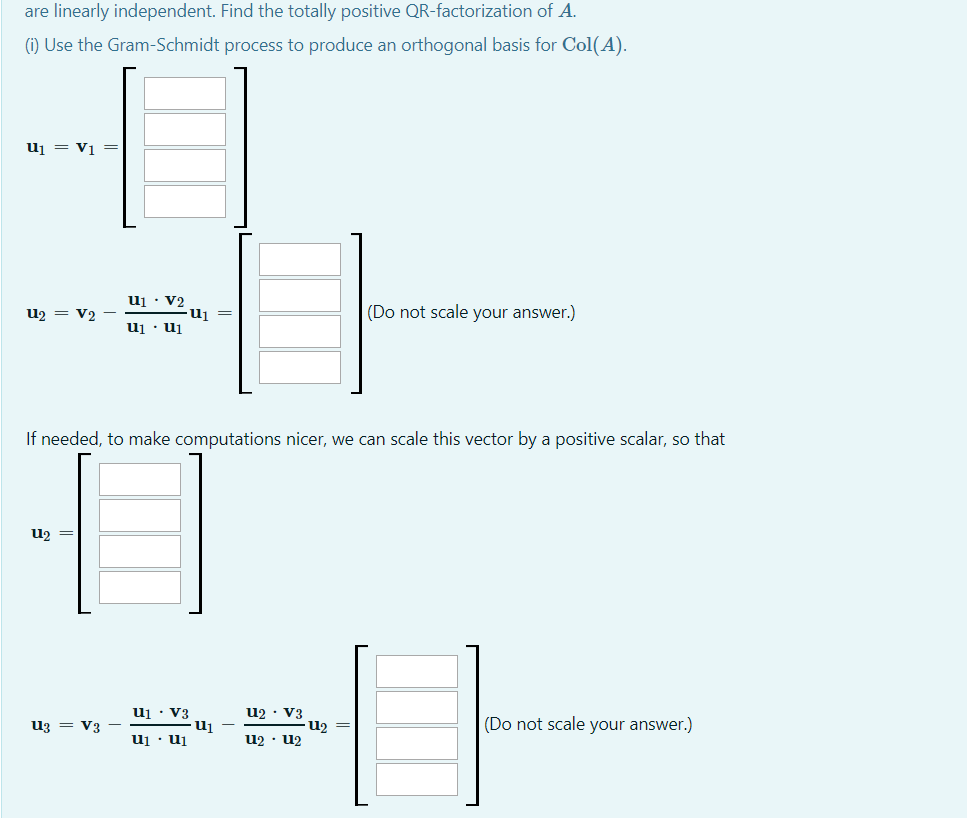 Solved Give R4 the standard inner product (the dot product).
