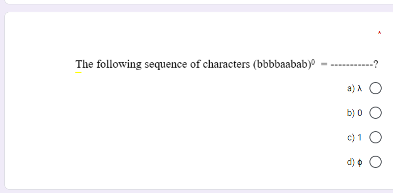 Solved The Following Sequence Of Characters (bbbbaabab) -? | Chegg.com