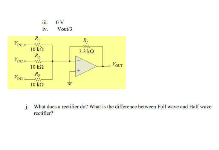 d. A differential amplifier will tend to reject i.