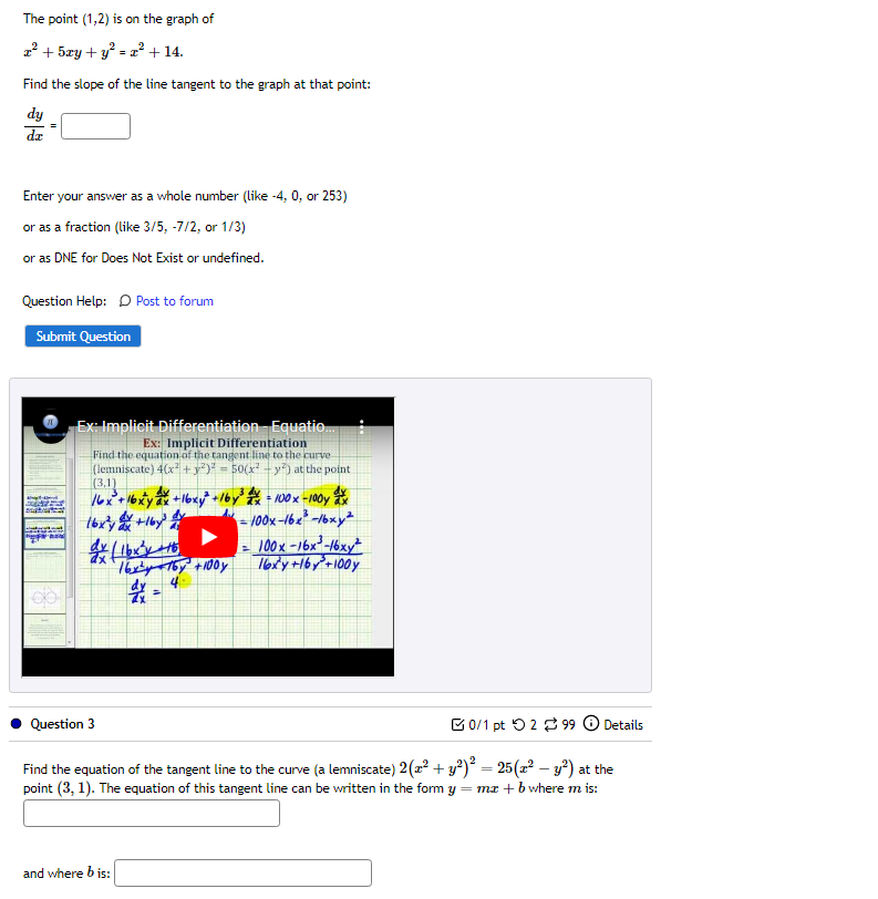 solved-the-point-1-2-is-on-the-graph-of-x2-5xy-y2-x2-14-chegg