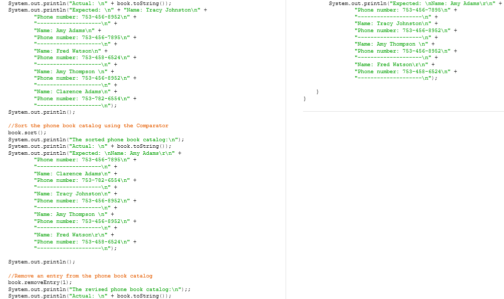 Solved May you fix this? Error: PhoneBookTester3.java:24: | Chegg.com