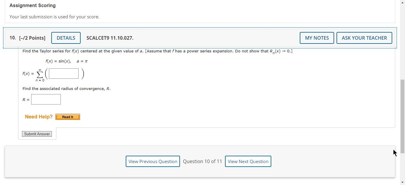 Solved Assignment Scoring Your last submission is used for | Chegg.com