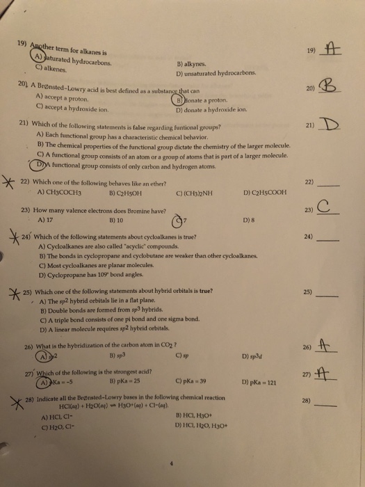 Solved Name 2.5 pts each, 75 pts MULTIPLE CHOICE. Choose the | Chegg.com