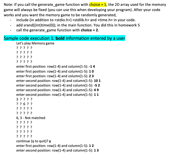 Solved Problem 2 (40 points) Interactive Memory game A