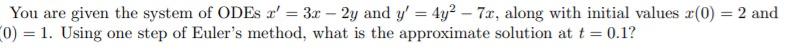 Solved Please provide a step by step and clear solution. For | Chegg.com