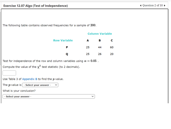 Solved The following table contains observed frequencies for | Chegg.com