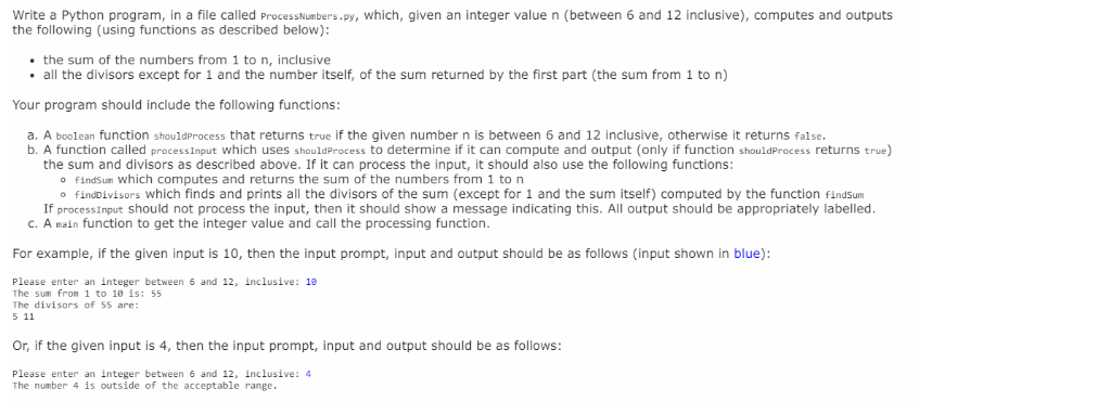 Solved Write a Python program, in a file called | Chegg.com