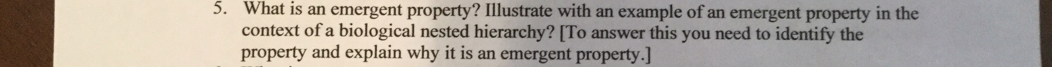 solved-5-what-is-an-emergent-property-illustrate-with-an-chegg