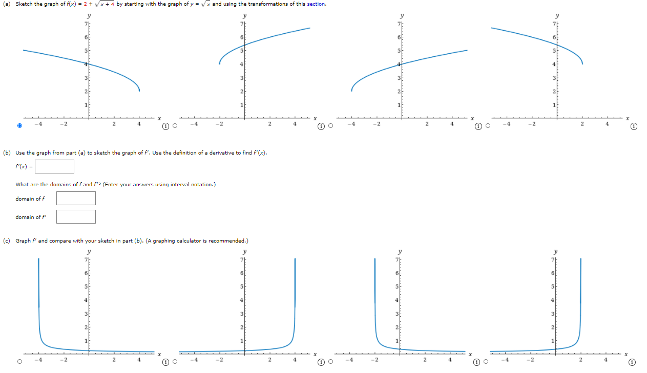 Solved A Sketch The Graph Of F X 2 X 4 By Starting Chegg Com