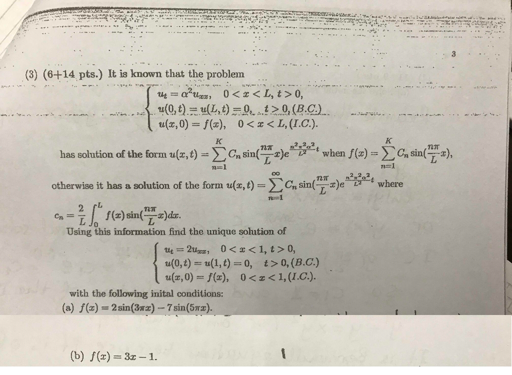 Solved O Namams Co 44 Oblem 6 14 Pts It Is Known That T Chegg Com