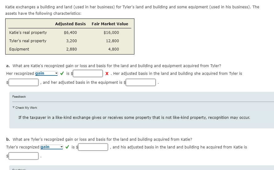 solved-katie-exchanges-a-building-and-land-used-in-her-chegg