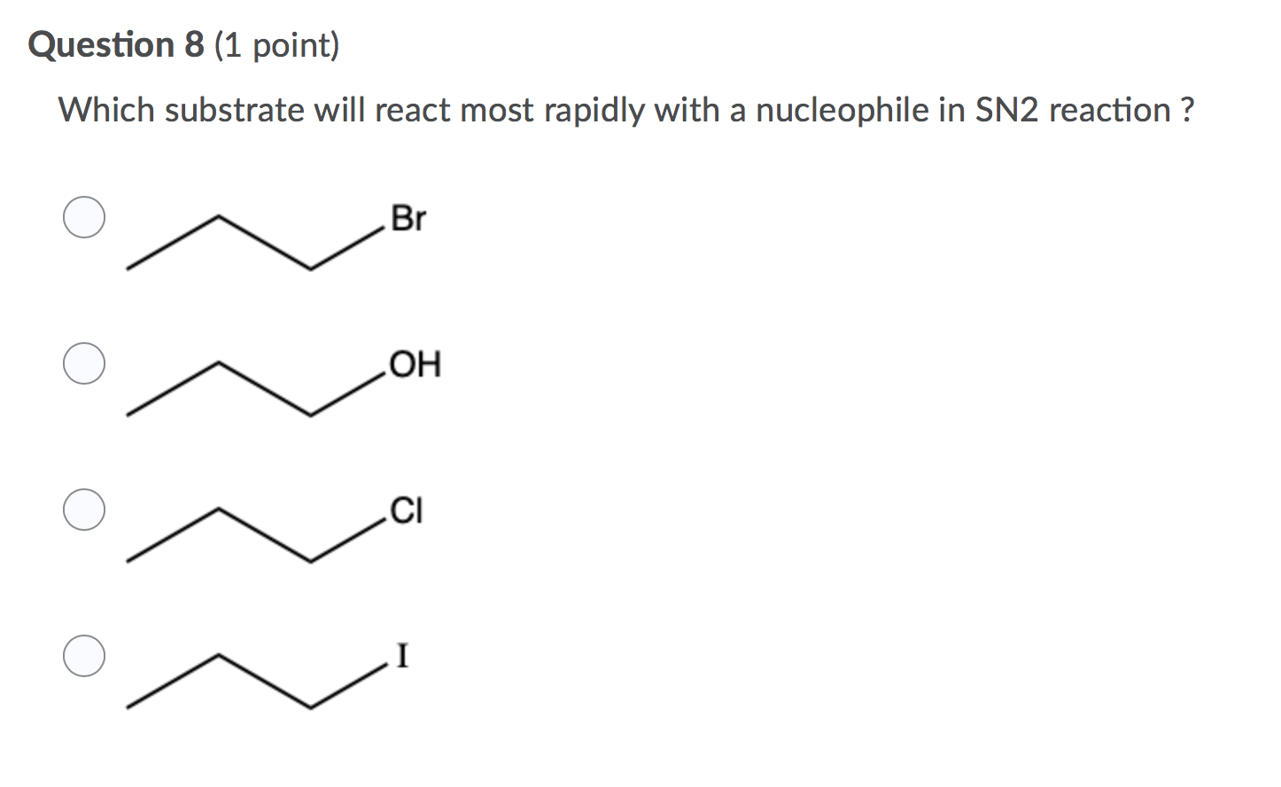 Solved Question 3 (1 Point) What Is The Major Product Of The | Chegg.com