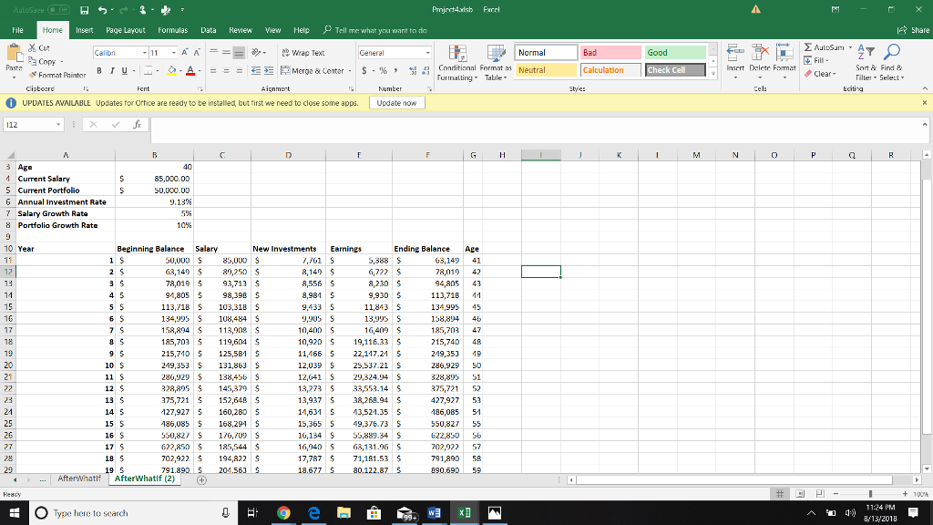 Solved Autosave Insert Page Layout Formulas Data Review View | Chegg.com