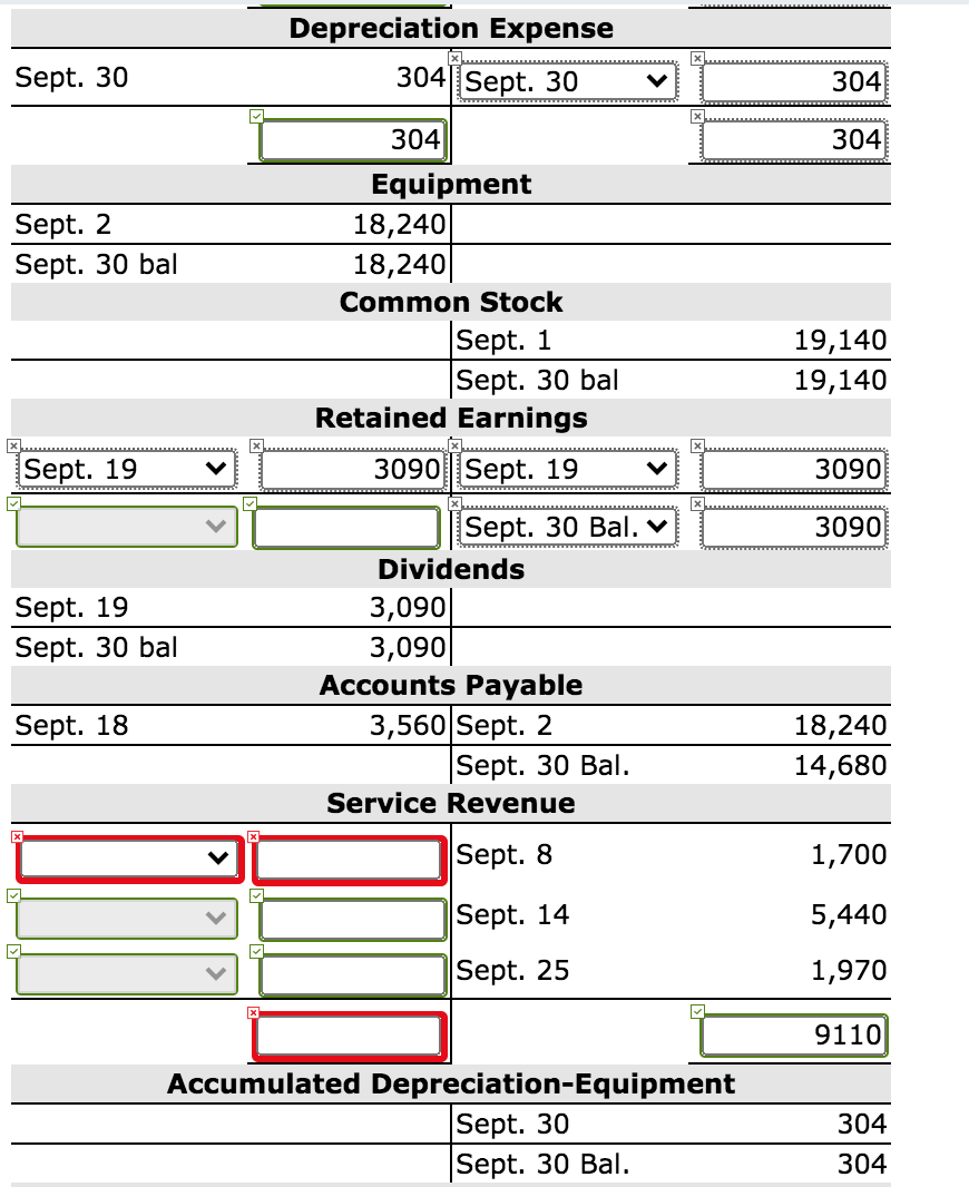 Solved Problem 3-01 Listed below are the transactions of | Chegg.com