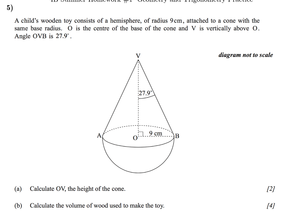 A Cone And A Hemisphere Have Equal Bases How To Find The Volume Of A Cone And Hemisphere