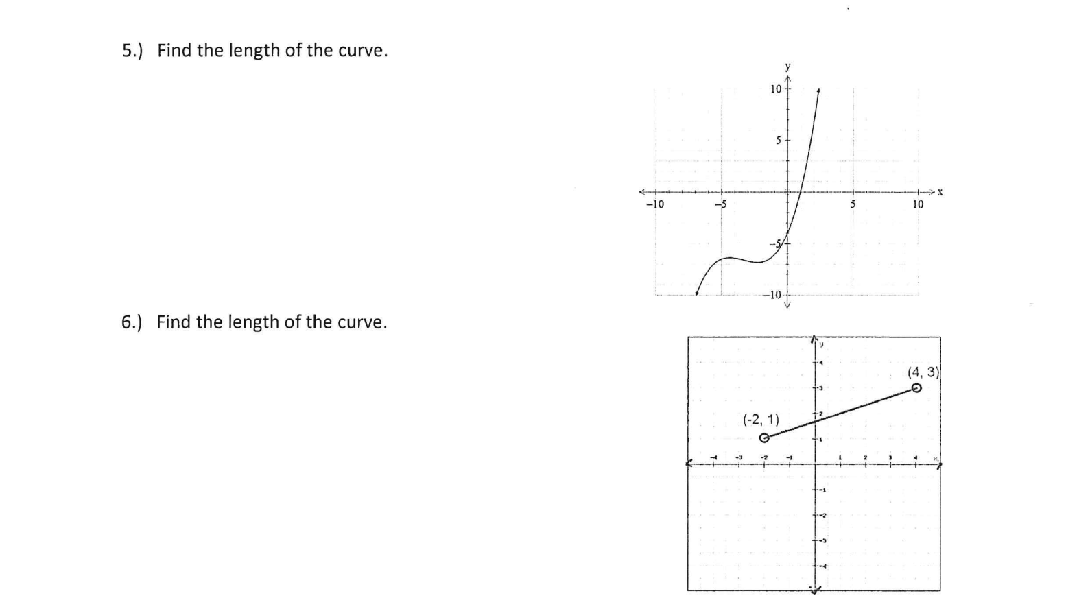 find the length of the curve calc 3