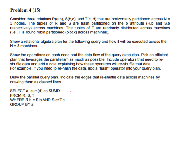 Problem 4 15 Consider Three Relations R A B S Chegg Com