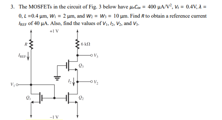 Mos Fet Process Contant Math Solved Can i learn by following along your step by step | Chegg.com