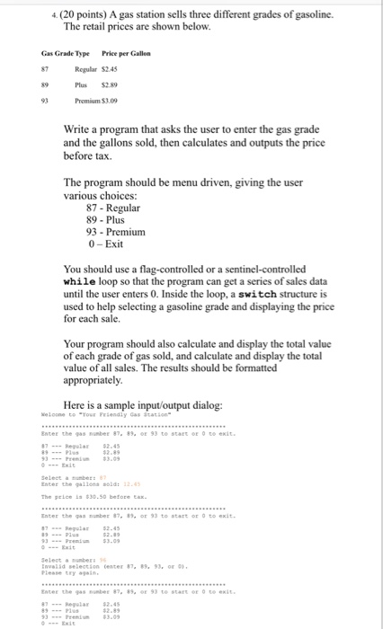 Solved . (10 points) Write a program as follows a. Prompt | Chegg.com