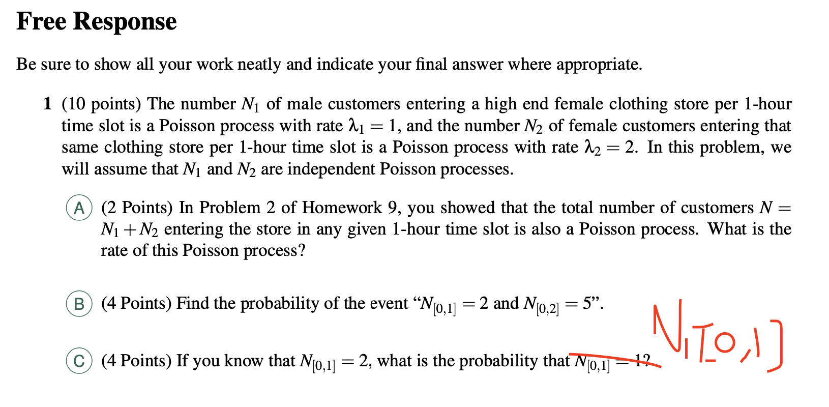 Solved 4 8 Points Suppose X1 X2 Function Xn Is A Random