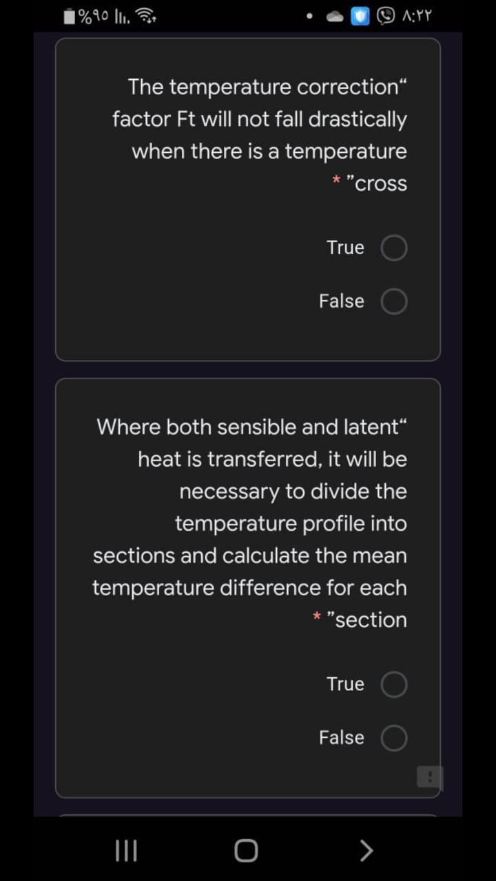 Solved 18ó liu.. ۸۲۲ The temperature correction“ factor Ft