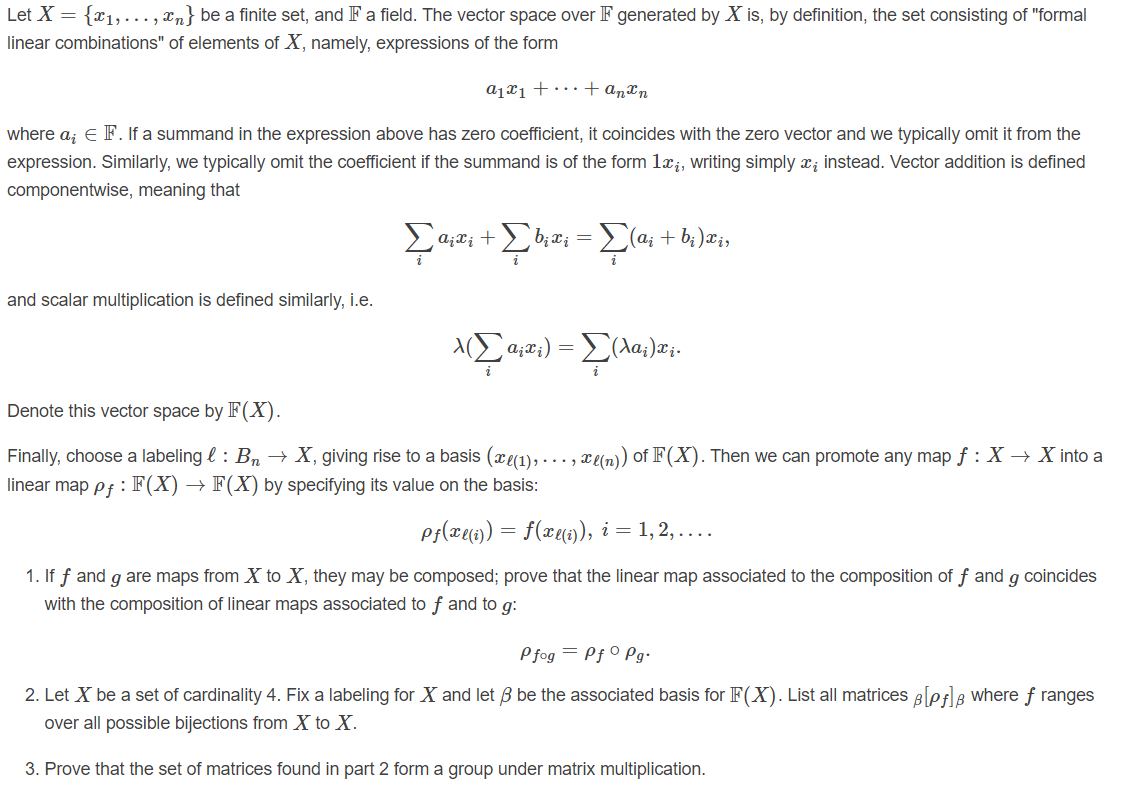 Let X X1 Be A Finite Set And F A Fie Chegg Com