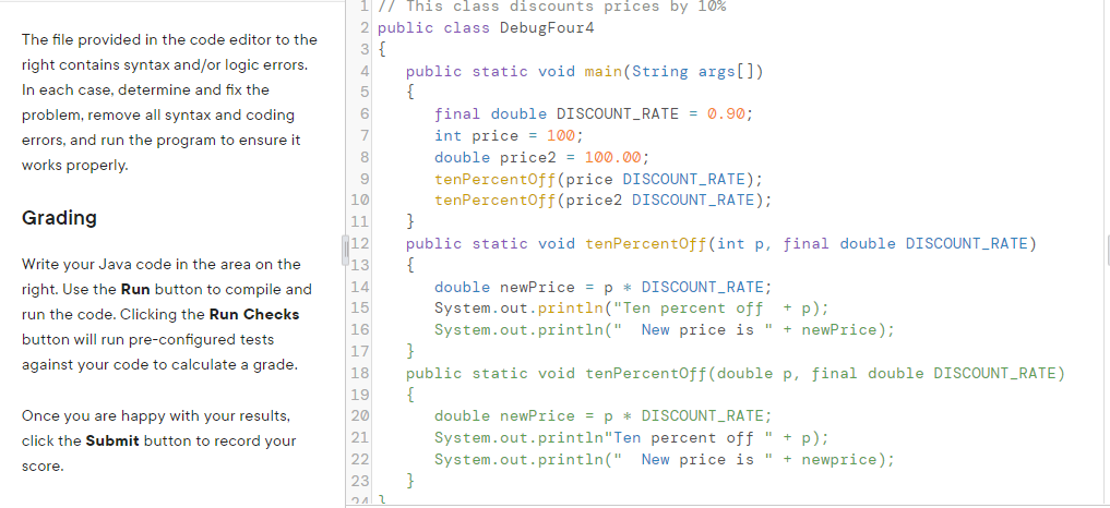 Solved The File Provided In The Code Editor To The Right | Chegg.com