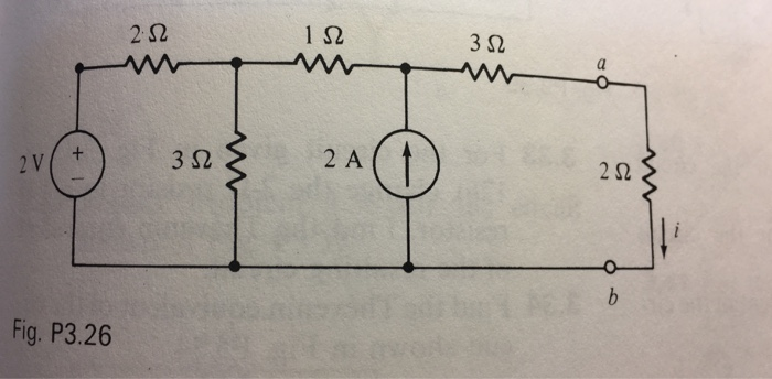 Solved 3.26 Repeat Problem 3.25 for the circuit given in | Chegg.com