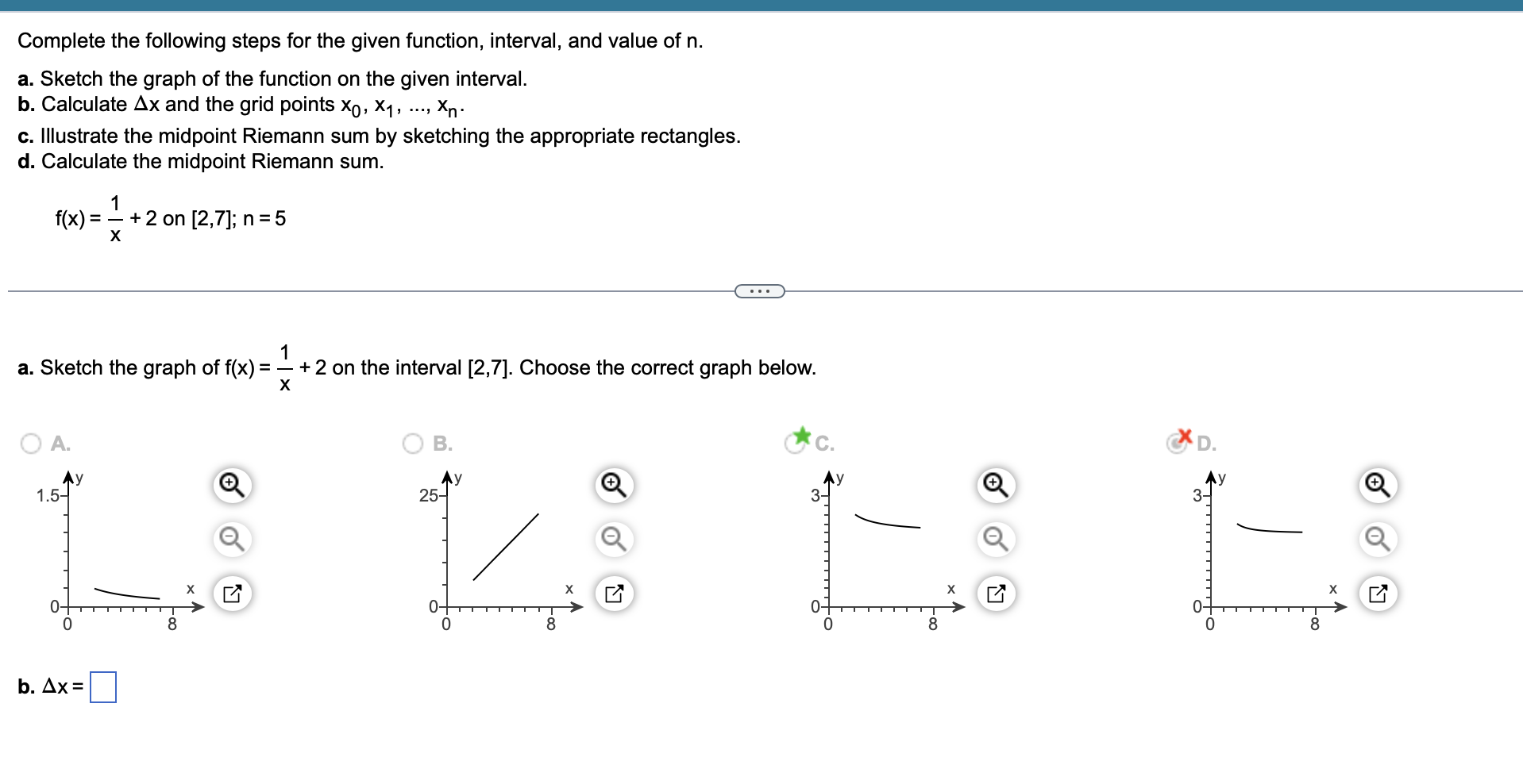 Solved Complete The Following Steps For The Given Function, | Chegg.com