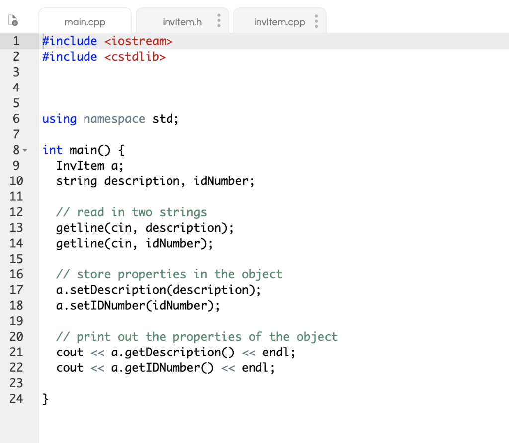 Solved Instructions from your teacher: The code I have given | Chegg.com