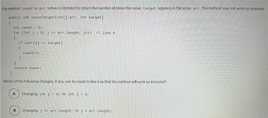 solved-consider-the-following-code-segment-int-arr