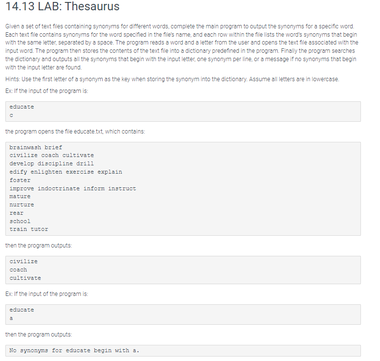 solved-14-13-lab-thesaurus-given-a-set-of-text-files-chegg