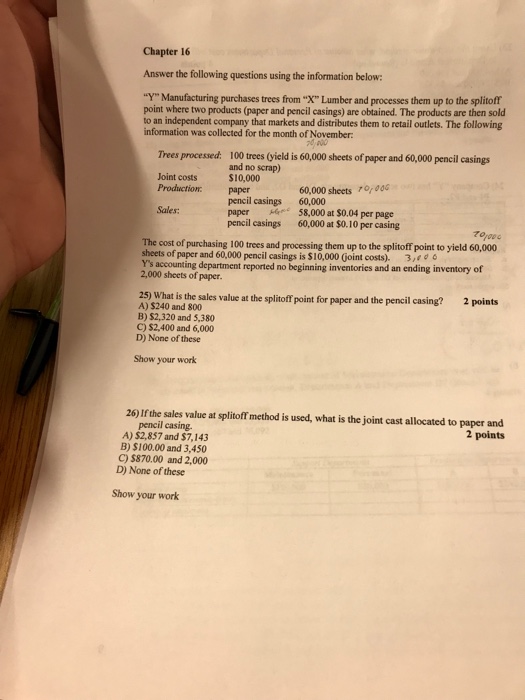 Solved Chapter 16 Answer the following questions using the | Chegg.com