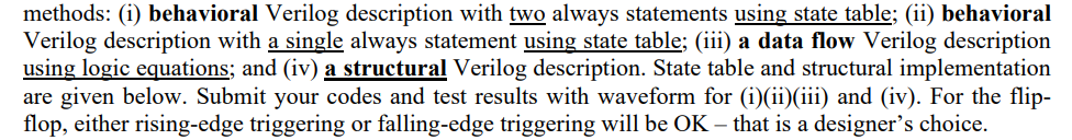 Solved Not sure how to do this Design a Verilog code for | Chegg.com