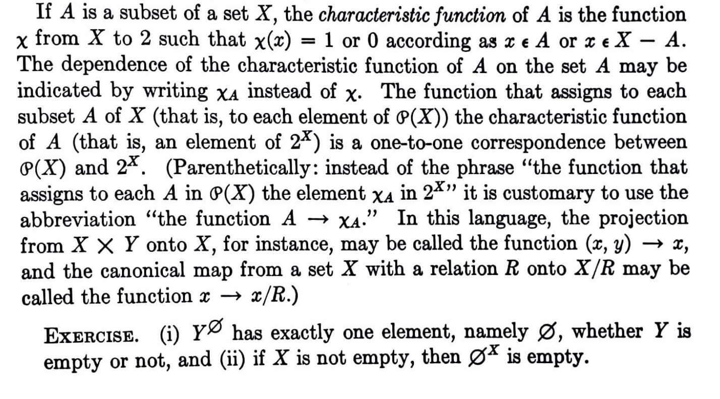 Solved If A is a subset of a set X, the characteristic | Chegg.com
