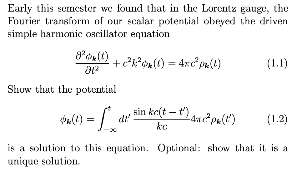 Early this semester we found that in the Lorentz | Chegg.com