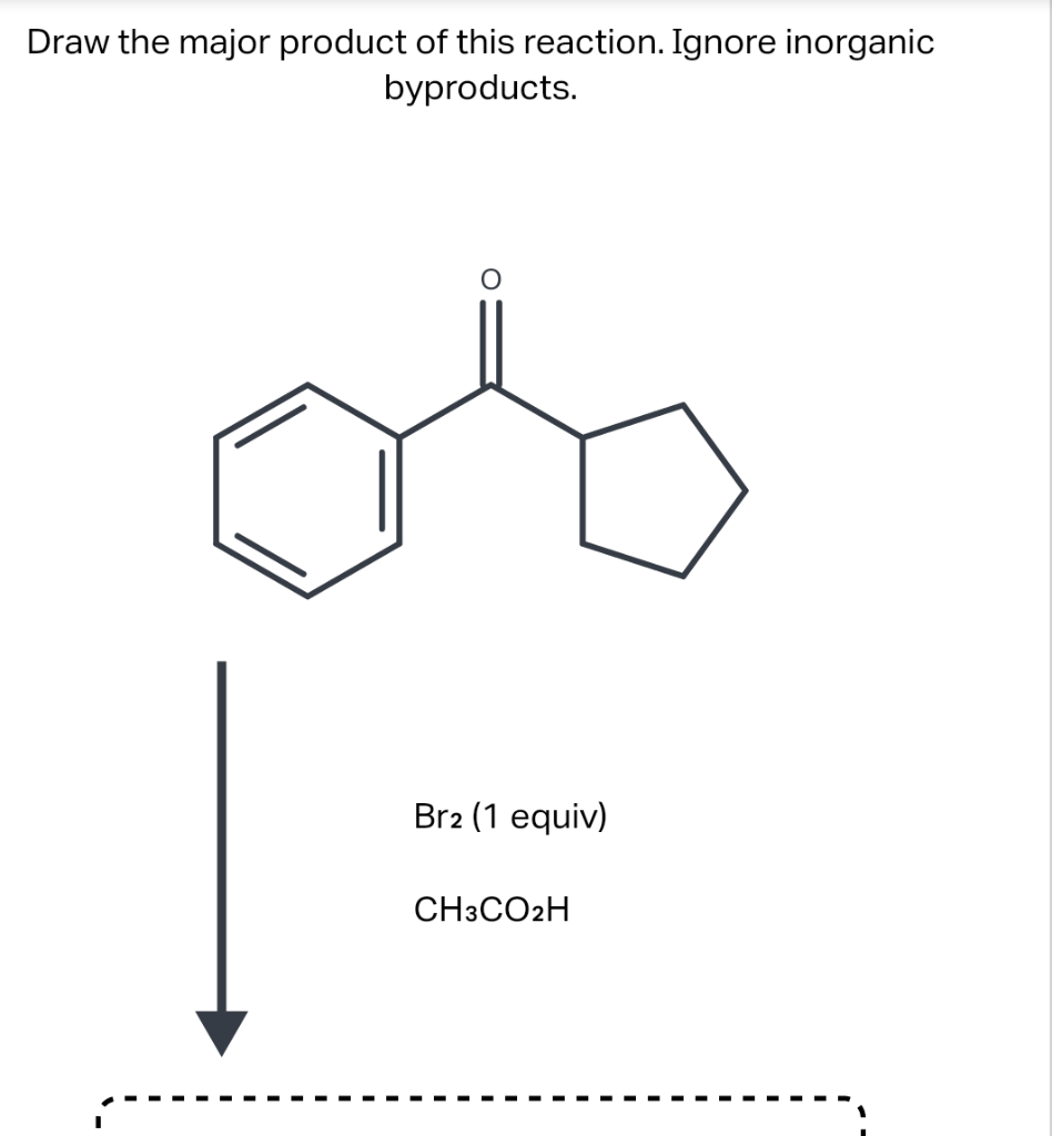 Solved Draw the major product of this reaction. Ignore