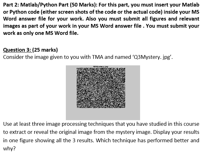 Solved WRITE A CODE THAT REVEALS THE IMAGE. PLEASE USE 3 | Chegg.com