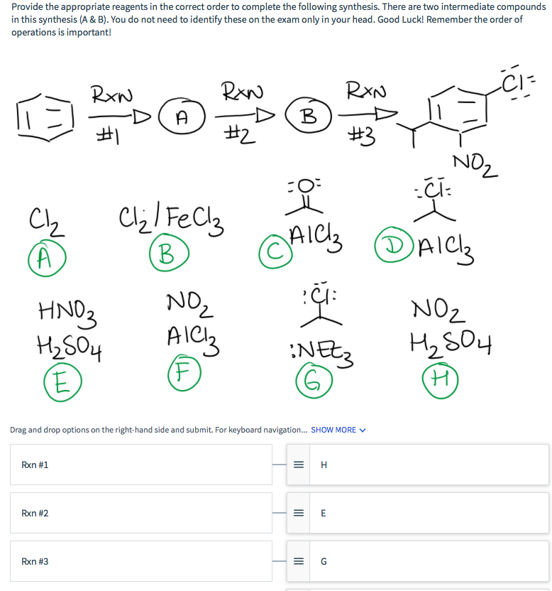 Solved Provide the appropriate reagents in the correct order | Chegg.com