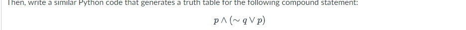 Solved Then, write a similar Python code that generates a | Chegg.com