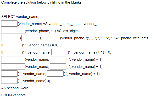 Solved ***Question 3*** Write a SELECT statement that | Chegg.com
