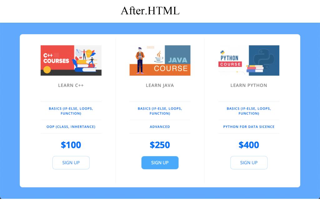 Solved Overview: (5 Marks) Create html and css files, so the | Chegg.com