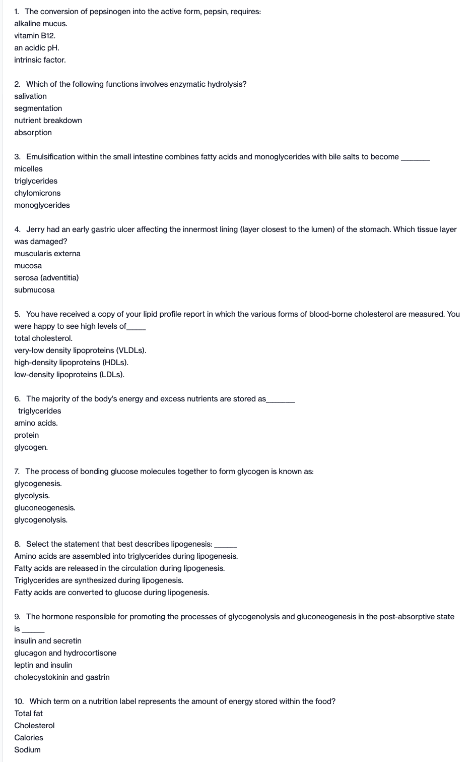 solved-1-the-conversion-of-pepsinogen-into-the-active-form-chegg