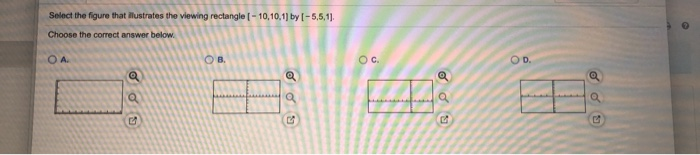 Solved Select the figure that llustrates the viewing | Chegg.com