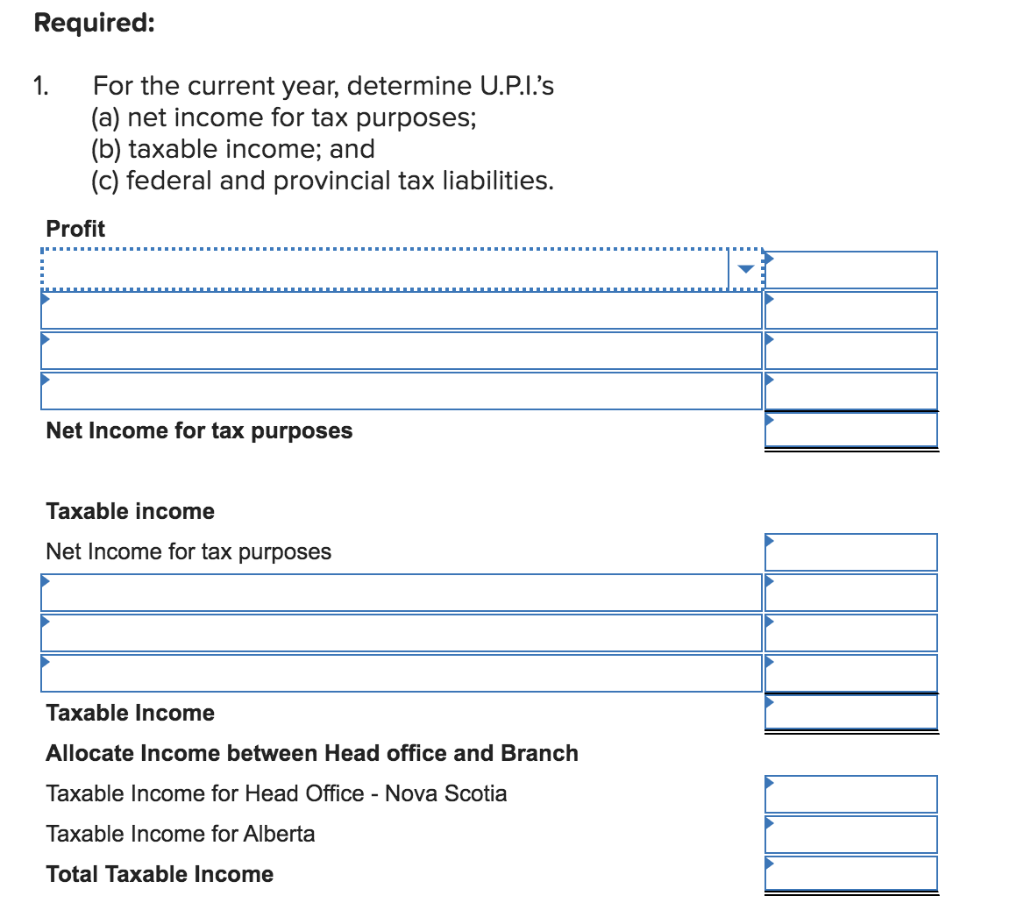 solved-u-p-i-industries-ltd-a-canadian-corporation-with-a-chegg