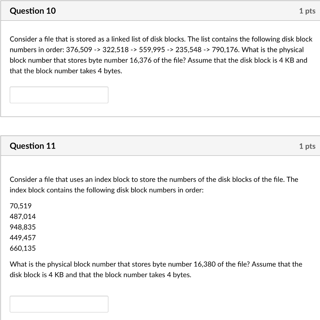 Solved Operating Systems Please explain each step and type | Chegg.com