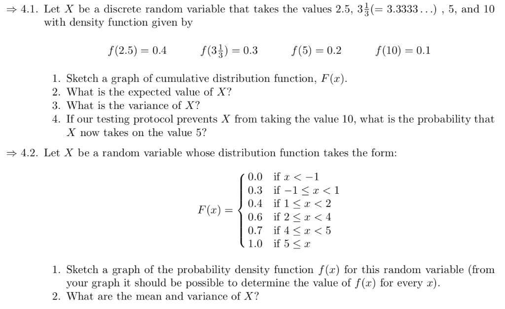 Solved 41 Let X Be A Discrete Random Variable That Takes 1644