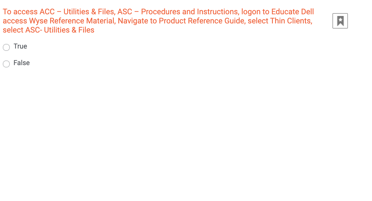 Solved To access ACC Utilities & Files, ASC Procedures