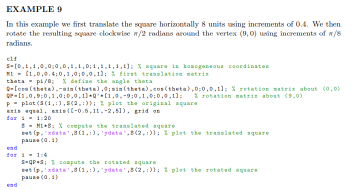 Solved 7. Consider the square in EXAMPLE 9. The goal of this | Chegg.com
